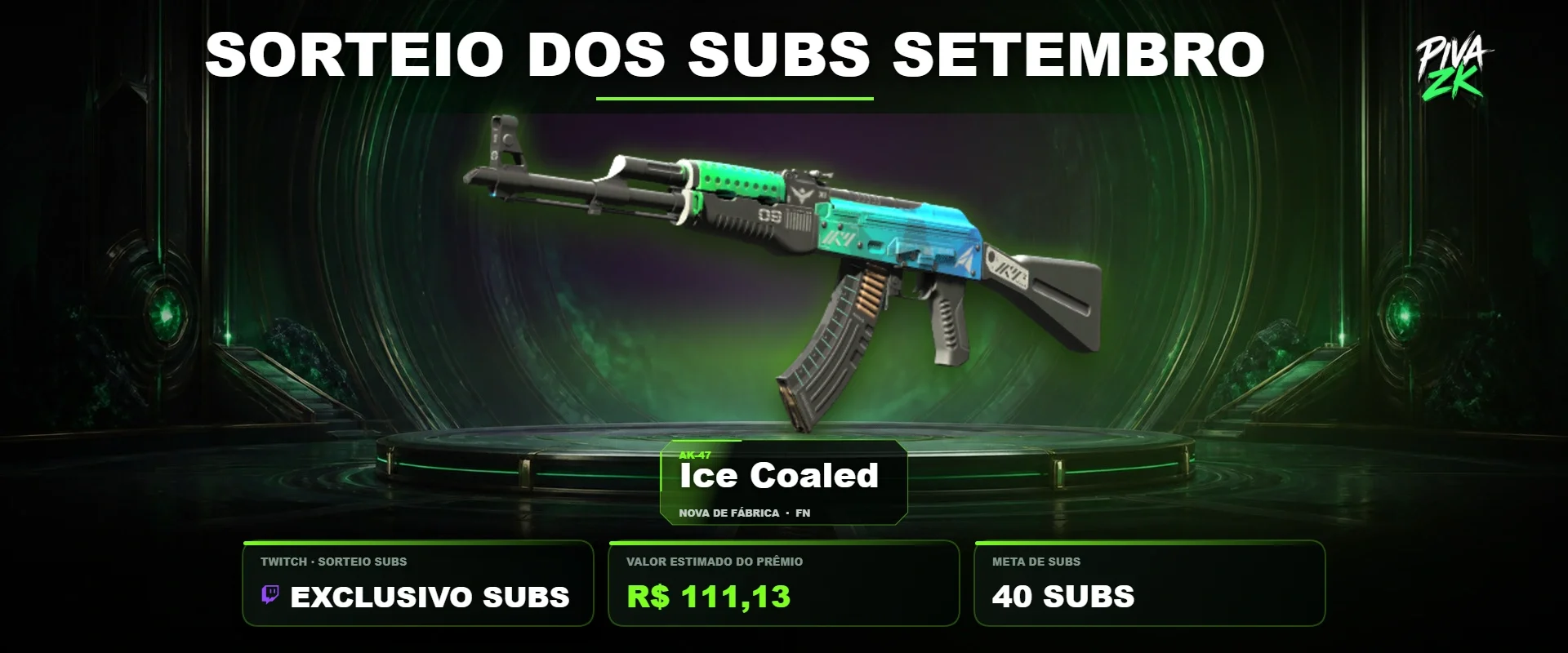 Capa de Sorteio dos SUBS Setembro