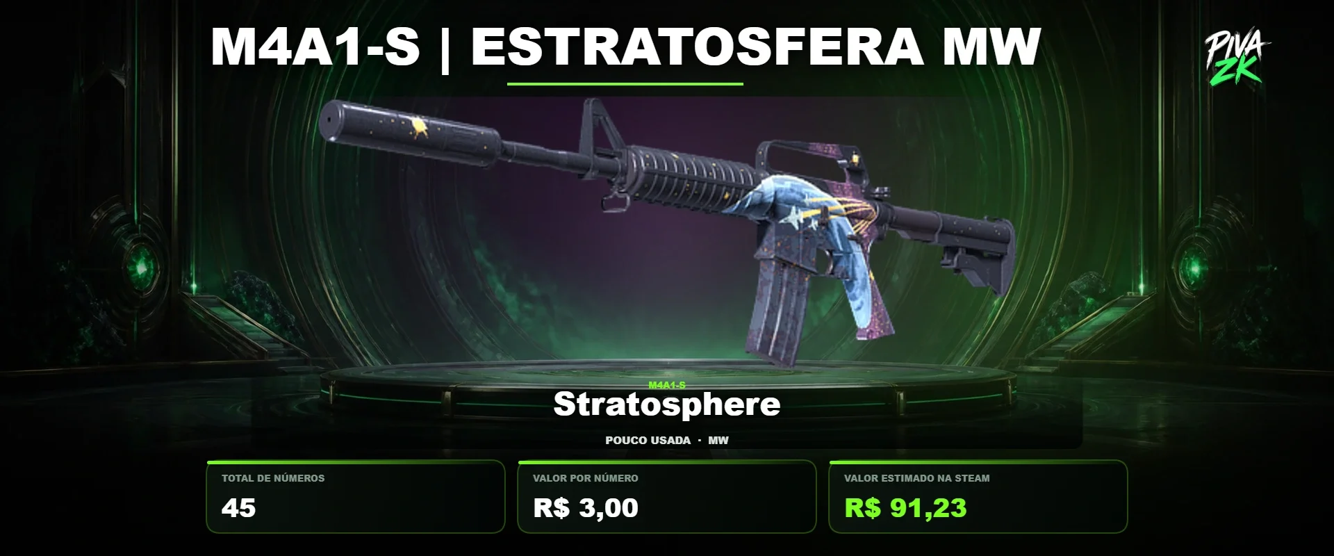 M4A1-S | Estratosfera MW